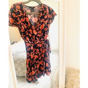 Floral Wrap Dress: Forever 21